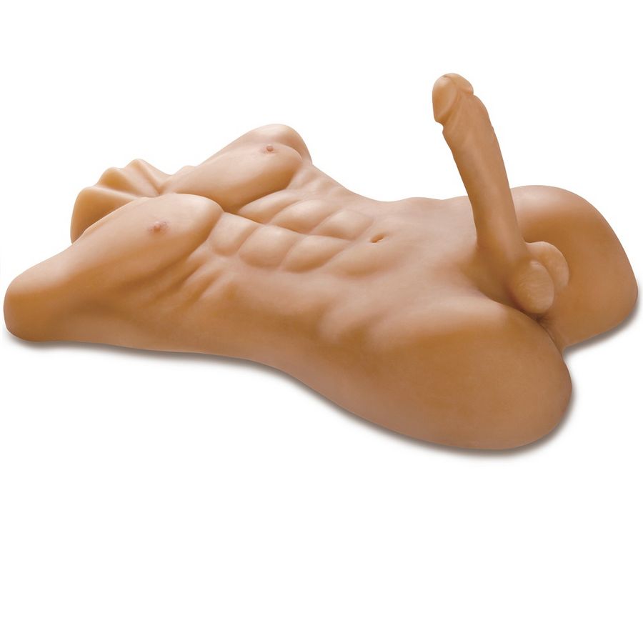 Masturbatore Realistico Mezzo Busto Pene 20cm