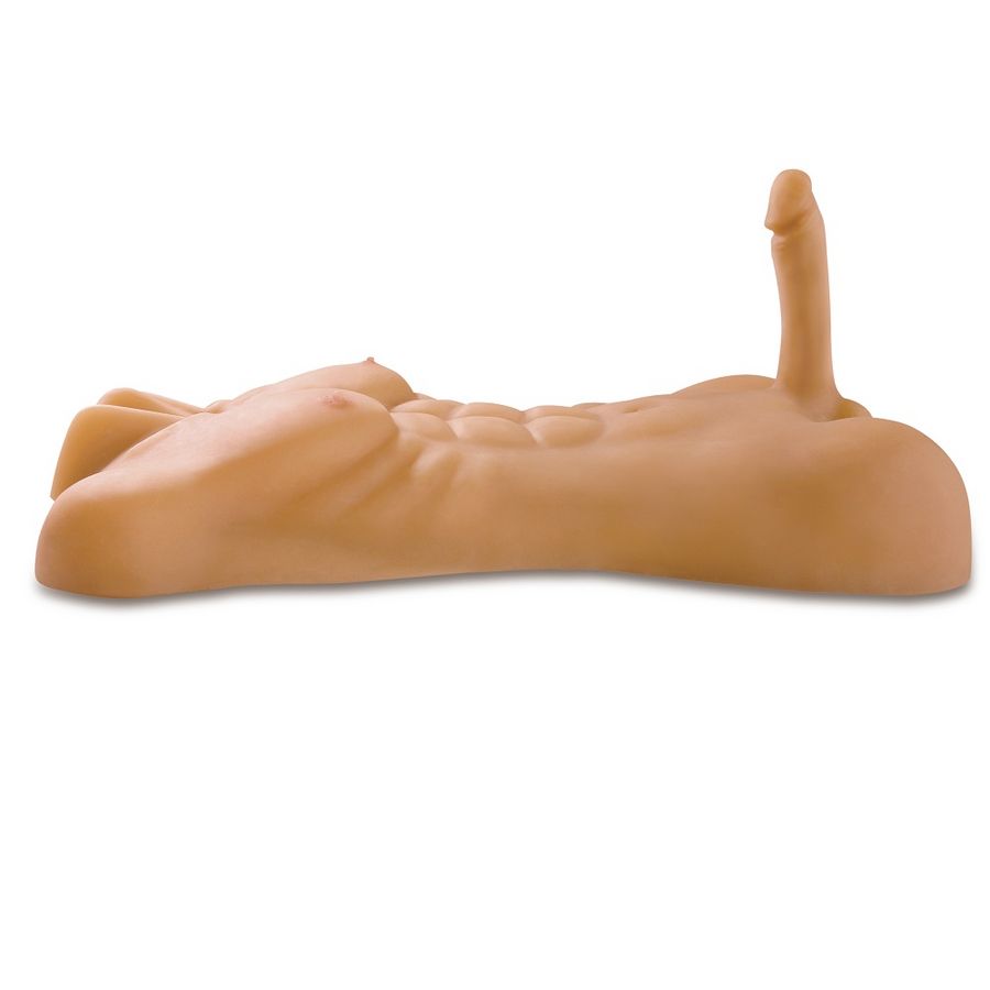 Masturbatore Realistico Mezzo Busto Pene 20cm